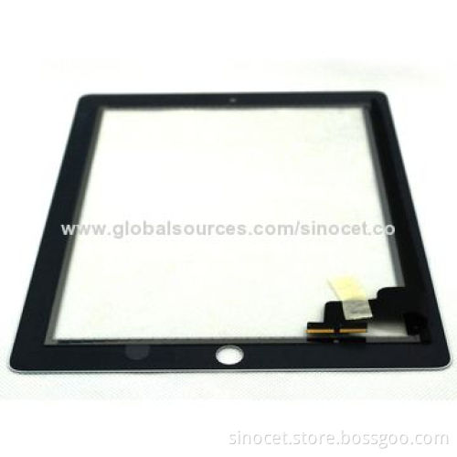Touchscreen Glass Digitizer Replacement Part for iPad 2, 2 Colors are Available